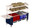 Lakeside 159518 97.3" W 2 Shelves Lunch-Time Meal Transport Cart
