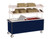 Lakeside 159518 97.3" W 2 Shelves Lunch-Time Meal Transport Cart