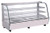 Omcan USA 47456 7.14 Cu. Ft. Curved Glass Countertop Full Service Heated Display Case - 115 Volts