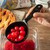 Carlisle 496703 6 Oz. Black Plastic Measure Miser Portion Spoon