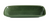 Yanco GG-514 14.25" W Porcelain Rectangular Coupe Green Gem Plate
