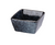 Yanco BL-4031 3.5 Oz. Porcelain Square Blue Star Sauce Dish