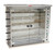 Omcan USA 47495 47" W Stainless Steel Natural Gas Holds Up to 20 Chickens Rotisserie - 120 Volts