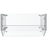 Vollrath SS-6BG-041S-HSL 59"W x 3/8" Thick Tempered Glass Panels 11 Gauge Stainless Steel Tubing Single Sided Push-Button Mechanism 6-Series Velocity Breath Guard - 120 Volts 1120 Watts