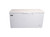 Omcan USA 46504 15.3 Cu. Ft. White All Stainless Steel Chest Freezer - 115 Volts