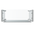 Vollrath SS-6BG-031C-LED 45" W x .37" Thick Tempered Glass Panels Stainless Steel Frame Single Sided 6-Series Velocity Cafeteria-Style Breath Guard