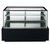 Dukers DDM36R 36" W Two-Section Straight Glass Digital Temperature Control Refrigerated Cake Display Case - 115 Volts
