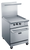 Dukers DCR24-GM 24" W Natural Gas Stainless Steel Exterior 12” X 12” Removable Cast Iron Top Grates Gas Range - 82,000 BTU