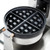 Winco BWM-07 10” W Round Stainless Steel Belgian Waffle Baker – 120 Volts
