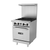 Asber AER-G24-24-H-NG 24" W Stainless Steel Natural Gas Restaurant Range - 78,000 BTU