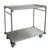 Lakeside PB51 53" W Notched Shelves Corner Gussets Open Tray Delivery Cart