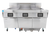 Frymaster 3FQG120T-NG 65.4" W Stainless Steel Natural Gas Frymaster FilterQuick Fryer - 105,000 BTU