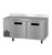 Hoshizaki WLF67B 67” W Stainless Steel Interior Two-Section Steelheart Series Worktop Freezer – 115 Volts