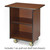 Lakeside 66109 33.5" W Laminate 1 Compartment Hinge Put-Out Shelf Compact Service Cart