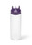 Vollrath 3324-1354 24 Oz. Clear Bottle with Purple Cap Traex Tri Tip Squeeze Bottle