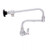 Fisher 69175 Single Wall Mount With 12" Control Swing Spout & 7" Double-Jointed Stainless Steel Faucet