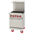 American Range ARGF-4-SB-NG 24" W Stainless Steel Front and Sides Backriser with High Shelf Natural Gas Green Flame Range - 100,000 BTU
