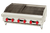 American Range ARSRB-12-LP 12" W Liquid Propane Countertop Stainless Steel Front and Sides Charbroiler - 30,000 BTU