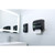 Carlisle SHF900REBK 900mL Black Foam San Jamar Classic ecoLogic Rely Hybrid Electronic Soap