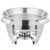 Vollrath 49522 6 Qt. Round Stainless Steel Lift-Off Canned Heat Maximillian Steel Chafer