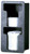Vollrath FML-2V 6.5" W x 5.38" D x 13.44" H Black Plastic (2) Vertical Mount Flush Mount Lid Holder