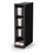 Vollrath FML-3VS 6.5" W x 13" D x 25.5" H Black Plastic (3) Lid Vertical Mount Flush Mount Lid & Straw Holder