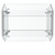 Vollrath SS-6BG-042S 59" W x .37" Thick Tempered Glass Panels Stainless Steel Frame Double Sided 6-Series Velocity Breath Guard