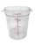 Omcan USA 80175 8 Qt. Clear Polycarbonate Round Food Storage Container