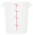 Omcan USA 80194 4 Qt. Translucent Polypropylene Round Food Storage Container