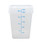 Omcan USA 80197 22 Qt. Translucent Polypropylene Square Food Storage Container
