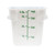 Omcan USA 80224 4 Qt. White Polypropylene Square Food Storage Container