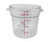 Omcan USA 80183 18 Qt. Clear Polycarbonate Round Food Storage Container
