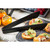 TableCraft Products 39100 Tongs, 7" Black Stainless Steel & Silicone Tongs