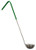 Omcan USA 80764 4 Oz. One Piece Stainless Steel Ladle with Green Handle