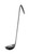 Omcan USA 80753 2 Oz. One Piece Stainless Steel Ladle
