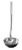 Omcan USA 80767 12 Oz. One Piece Stainless Steel Ladle with Gray Handle