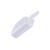 Omcan USA 80322 6 Oz. Clear Plastic Round Bottom Utility Scoop