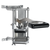 Nemco GS4450-B 9" W Aluminum Square Cut Wall Mount Chopper
