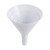 TableCraft Products 5 5-Piece White Plastic Funnel Set