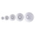TableCraft Products 5 5-Piece White Plastic Funnel Set