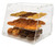 Omcan USA 80568 16.5" H Clear Acrylic Countertop Bakery Display Case