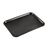 CAC China DSPT-1216K 16" W Black Polypropylene Fast Food or Cafeteria Tray