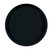 Cambro 1400110 14" Dia. Black Round Fiberglass Serving Camtray - 12/Case