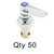 T&S Brass 002713-40M50 Left Hand Cold Eterna Spindle Assembly