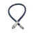T&S Brass HW-6D-72 72" Long Stainless Steel Braided Hose with Extruded Blue Coating Safe-T-Link Water Connector Hose