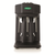 Omega M3000 Black Chrome Triple Spindle Omega Drink Mixer - 0.33 HP