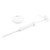 TableCraft Products 66289 1 Oz. Plastic White Economy Pump With 9" Dip Tube 89MM Top With Hole