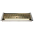Micro Matic DP-220DSSPVD 13" W x 6" D Stainless Steel and Brass with Drain Drip Tray Trough