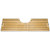 Micro Matic DP-MET-T-PVD-24-Z 24" W x 8.5" D Stainless Steel and Brass with Drain Drip Tray Trough