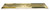 Micro Matic DP-120DSSPVD-33-P 34" L x 5" W Stainless Steel Surface Mount Drip Tray with Perforated PVD Brass Grid